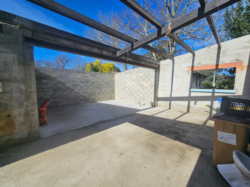 Réalisation d’un agrandissement de garage en parpaing pour y créer un studio à Arcachon