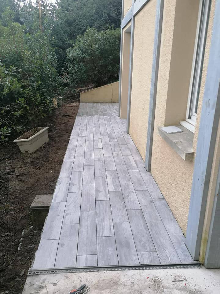 Agrandissement de terrasse sur un terrain en pente proche de La Teste-de-Buch