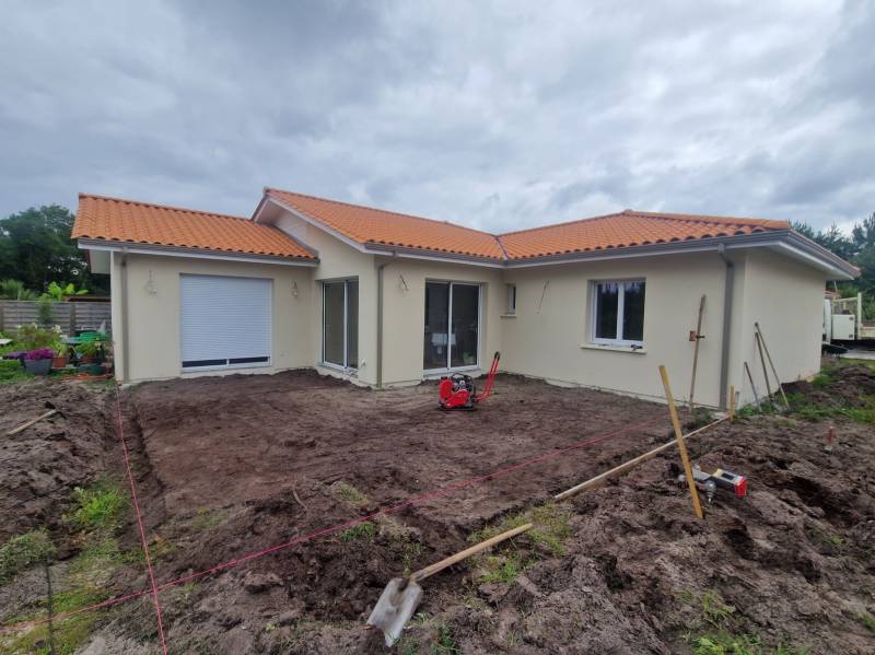 Construire d'une terrasse plein sud en béton aux alentours d’Escource