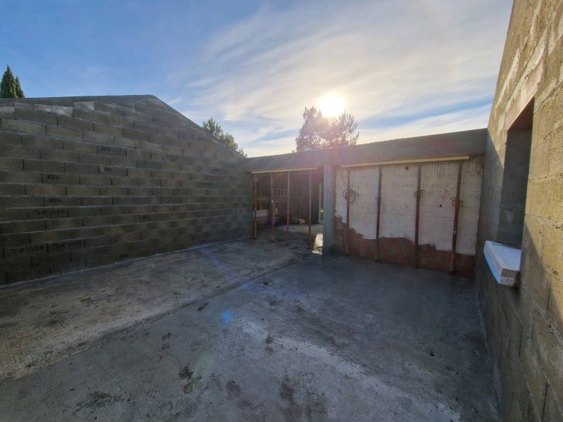 Agrandissement de garage en parpaing à Saint-Paul-en-Born