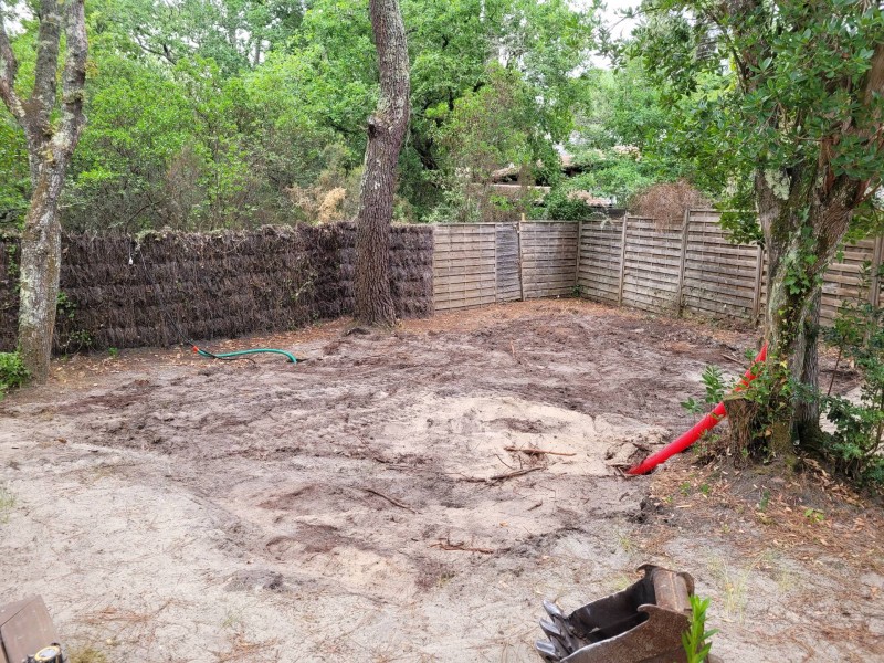 Réalisation d’une dalle en béton pour un chalet en bois