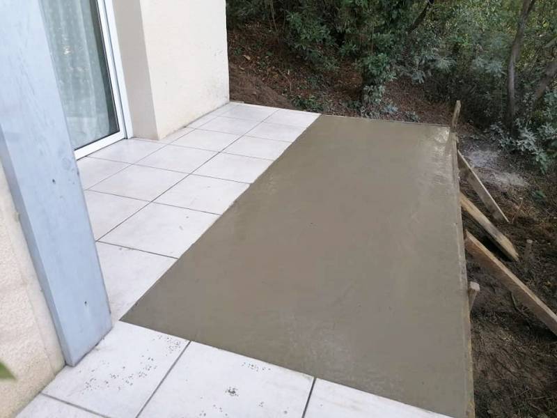 Projet de terrasse en structure béton à Pyla-sur-Mer
