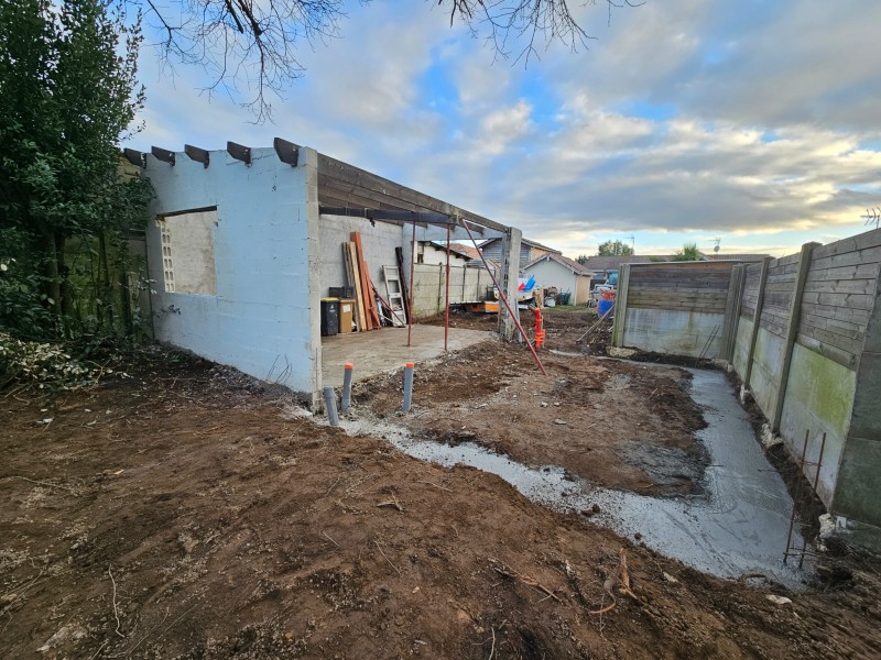 Réalisation d’un agrandissement de garage en parpaing sur mesure pour y créer un studio à Arcachon en Gironde