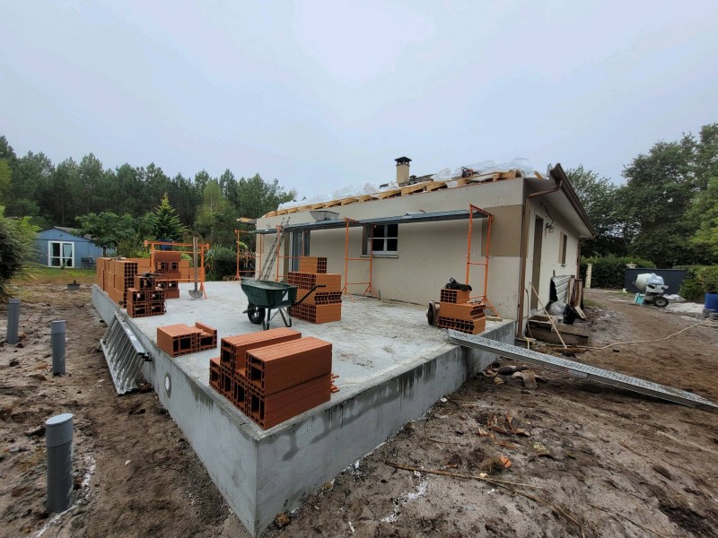 Faire réaliser un agrandissement pour une maison située à Sanguinet